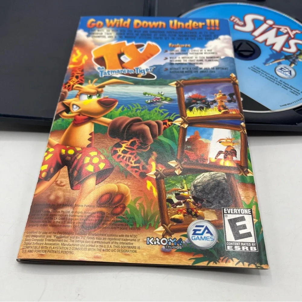 The Sims Video Game (Sony Playstation 2) Complete With Manual